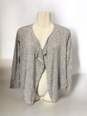 Gap Kids Gray Knit Open Front Cardigan Sweater Size Medium Fits Girls Sizes 8-9